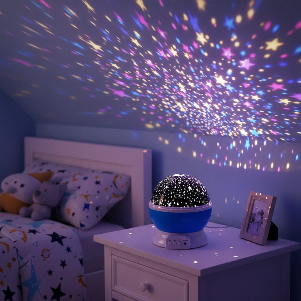Star Projector Night Light (Assorted Color)