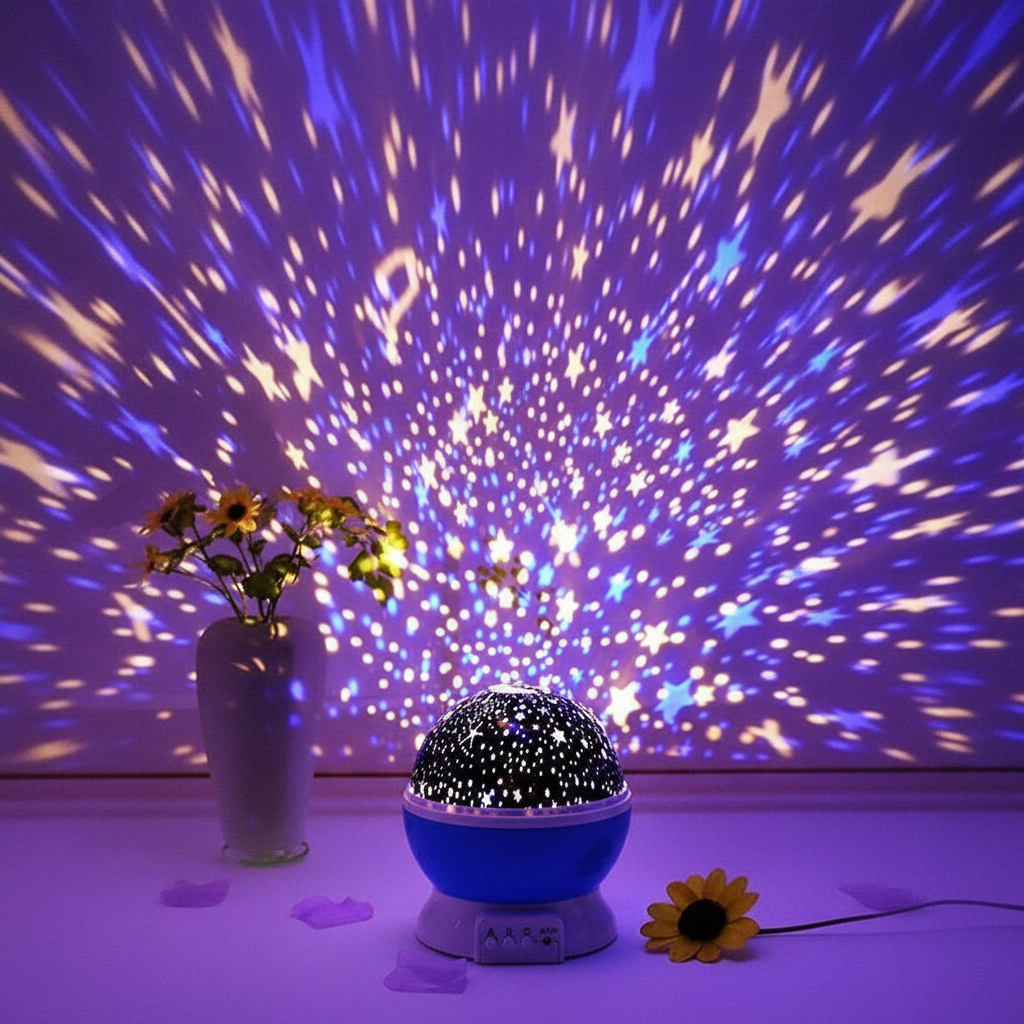 Star Projector Night Light (Assorted Color)